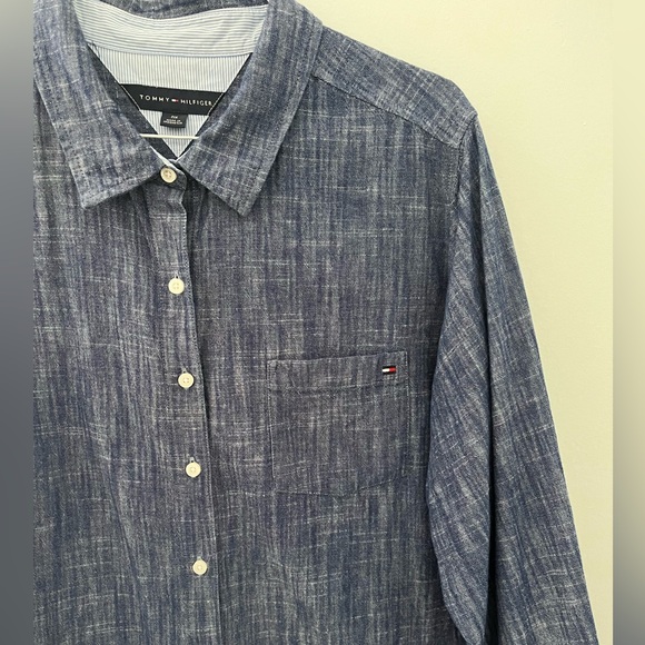 Women’s Tommy Hilfiger Classic Shirt Sz 0X - Picture 2 of 10